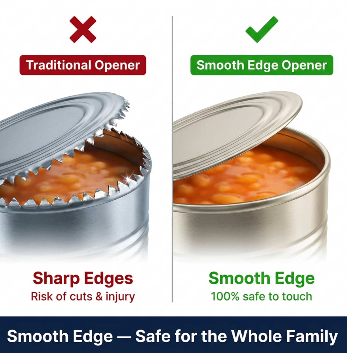 One-Touch Hands-Free Electric Can Opener