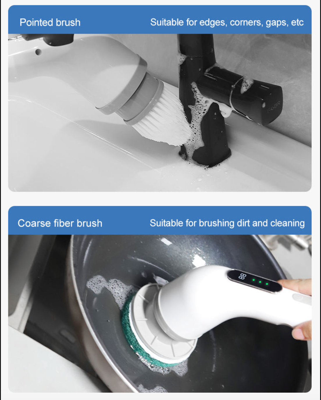 Cordless Electric Spin Scrubber