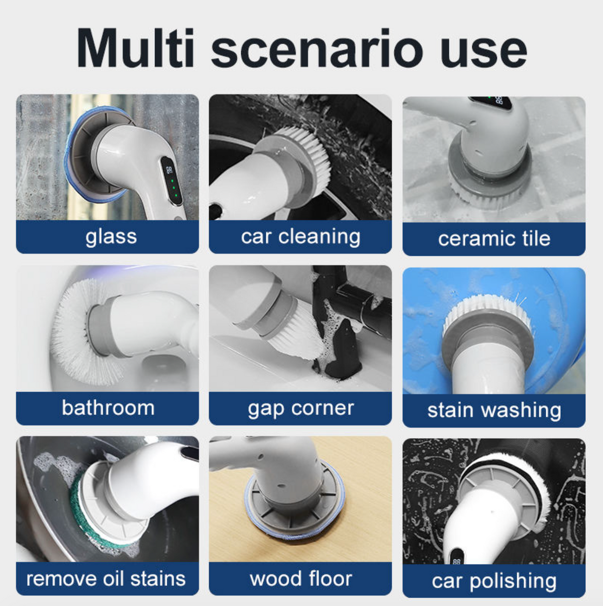 Cordless Electric Spin Scrubber